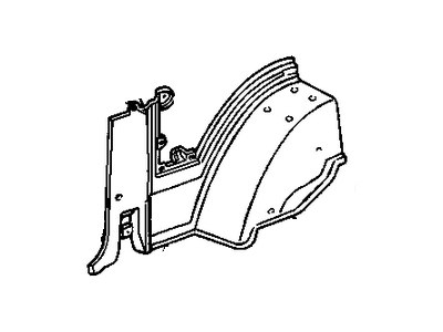 GM 14051343 Panel Asm,Body Side Front Lower Trim