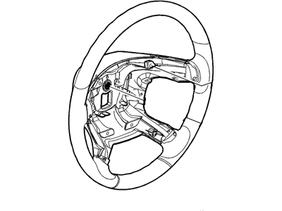 GM 23401032 Steering Wheel Assembly *Cocoa