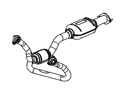 2000 Chevrolet S10 Catalytic Converter - 15156890