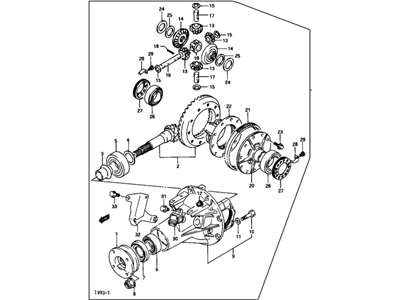GM 30017542 Rear Differential Axle