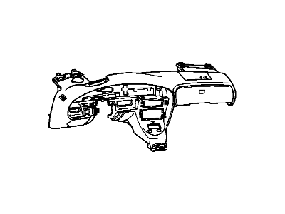 GM 25633158 Panel Assembly, Instrument *Graphite