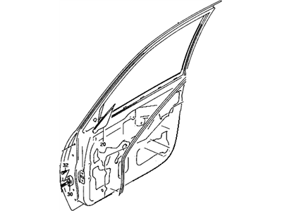 GM 96067198 Door, Front Panel Lh