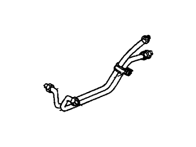 GM 14061342 Pipe Assembly, Auxiliary Engine Oil Cooler Outlet