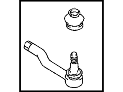 2003 Chevrolet Tracker Tie Rod End - 91174753