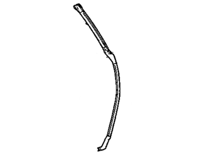 GM 22754388 Sealing Strip Assembly, Rear Side Door Lower Rear Auxiliary