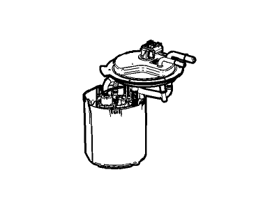 GM 13512935 Fuel Tank Fuel Pump Module Kit (W/O Fuel Level Sensor)