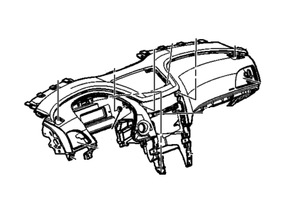 GM 20997458 Panel Assembly, Instrument *Cocoa