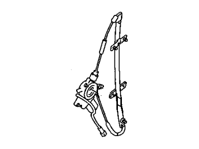 Chevrolet Tracker Window Regulator - 30021423