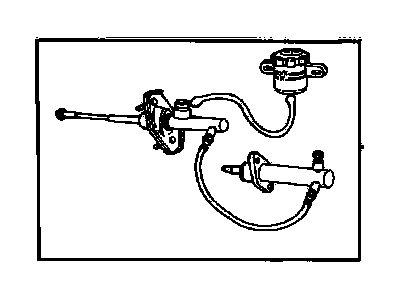 1992 GMC Sonoma Clutch Master Cylinder - 12385318