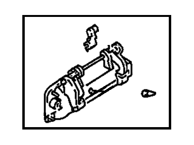 GM 94848700 Handle,Rear Side Door Outside(LH)