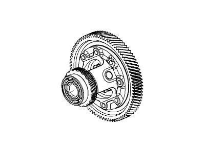 GM 25184986 Front Differential Assembly