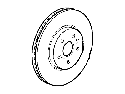 Chevrolet Trax Brake Disc - 23118342