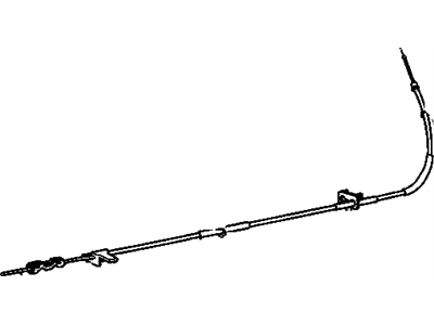 1992 Cadillac Seville Parking Brake Cable - 3525760