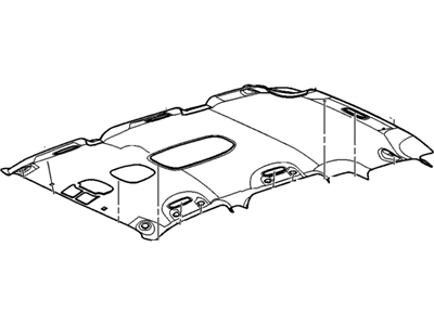 GM 89022811 Panel Asm,Headlining Trim *Pewter