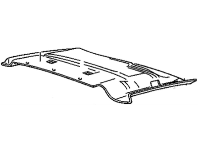 GM 15031072 Panel Assembly, Roof Rear Inner Trim <Use 1C3M*Red