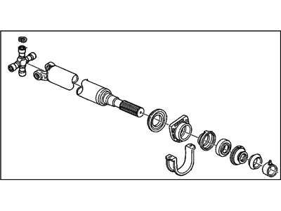 1993 GMC C2500 Drive Shaft - 15622404