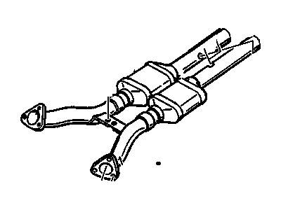 2001 Chevrolet Corvette Catalytic Converter - 88895882