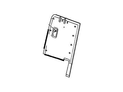 GM 89043335 Panel,Rear Seat Back Cushion RH *Cashmere