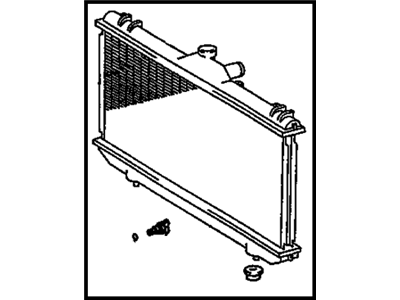 1993 Chevrolet Prizm Radiator - 52472193