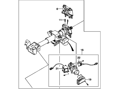 GM 95950055 Column,Steering