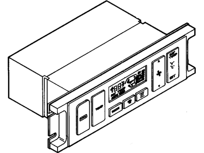 1994 Pontiac Bonneville Blower Control Switches - 16201124