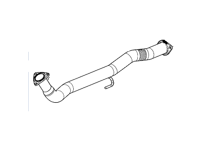 2009 Chevrolet Silverado Exhaust Pipe - 15092892