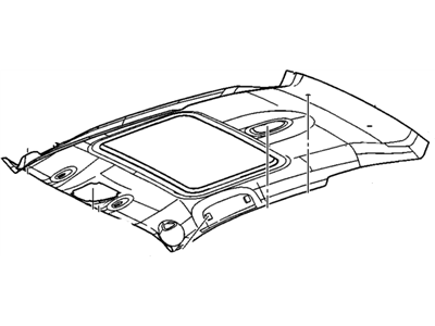 GM 10309749 PANEL, Roof Headlining