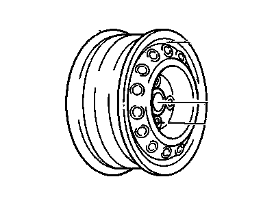 1991 Pontiac LeMans Spare Wheel - 90279907