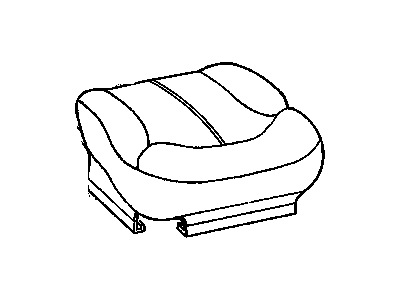 GM 12470812 Cover,Passenger Seat Cushion *Beige