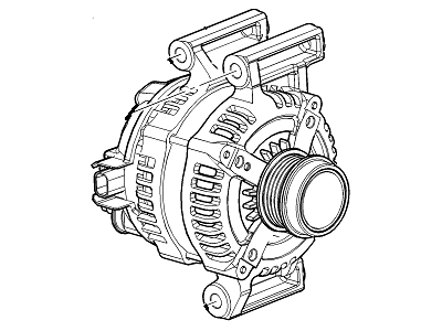 2019 Chevrolet Traverse Alternator - 13592809