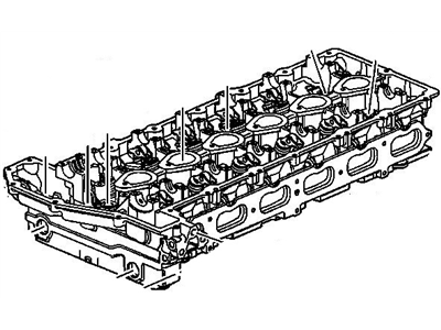 2007 Chevrolet Trailblazer Cylinder Head - 19257187