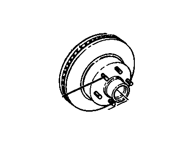 1996 Chevrolet Express Brake Disc - 19202726