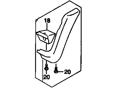 GM 30025198 Flare,Rear Bumper,RH (On Esn)