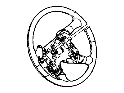 2000 GMC Sonoma Steering Wheel - 15760690
