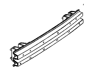 GM 10274675 Bar Assembly, Rear Bumper Imp