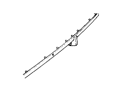 GM 14010561 Strip,Rear Bumper Rubber