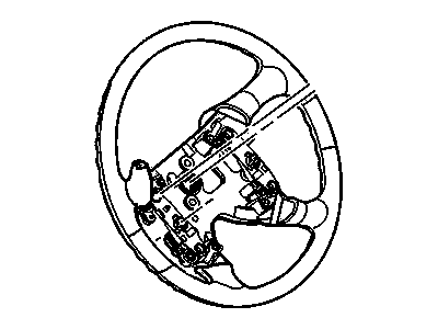 GM 15760695 Steering Wheel Assembly *Ebony