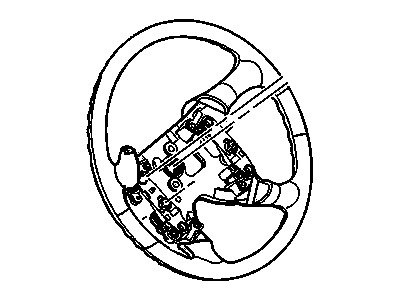 1999 GMC Sonoma Steering Wheel - 15760694