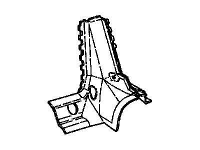 GM 20454524 REINFORCEMENT, Rear Body Lock Pillar