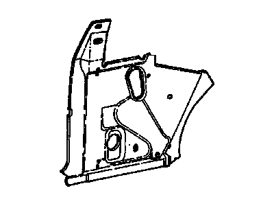 GM 20716948 PANEL, Rear Quarter Inner