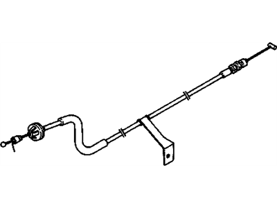 Chevrolet Spectrum Throttle Cable - 94451251