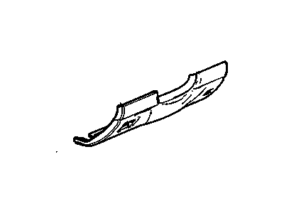 GM 23371763 Bolster Assembly, Instrument Panel Knee *Shale