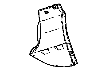 GM 92159185 Deflector,Underbody Rear Air