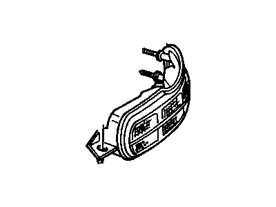 Oldsmobile Calais Light Socket - 12003759