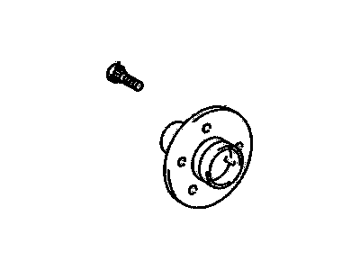 2010 Pontiac Vibe Wheel Hub - 19184282