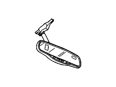 GM 15850531 Mirror Assembly, Inside Rear View