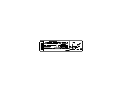 GM 12565728 Label, Vehicle Emission Control Information