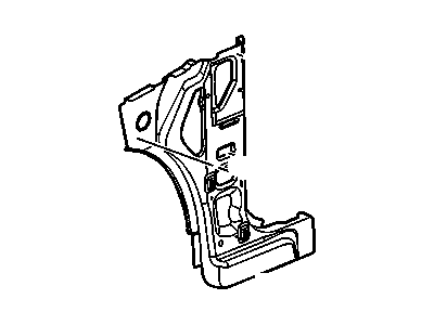 GM 19120537 Panel Asm,Body Hinge Pillar Inner