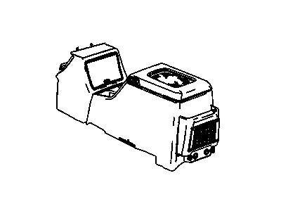 GM 88982185 Compartment Asm,Front Floor *Pewter