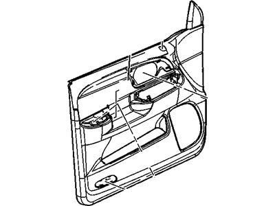 GM 15101197 PANEL, Door Trim/Access